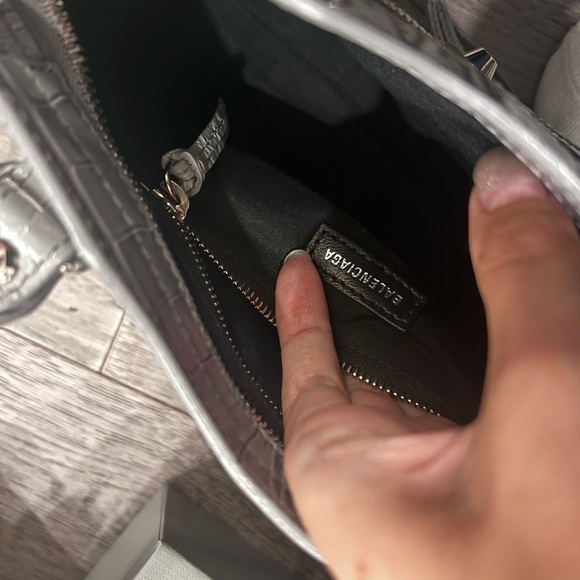 BALENCIAGA - City Bag Graffiti Crocodile Grey - Picture 4 of 9